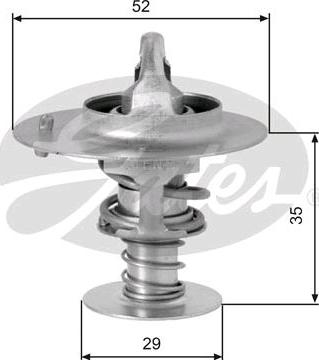 GATES-SEA TH03382G1 - Термостат, охладителна течност vvparts.bg