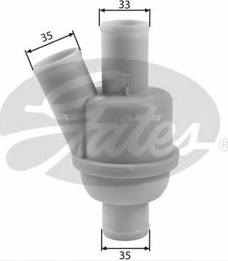 GATES-SEA TH35882 - Термостат, охладителна течност vvparts.bg