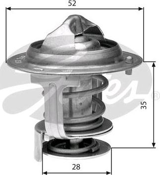 GATES-SEA TH29478G1 - Термостат, охладителна течност vvparts.bg