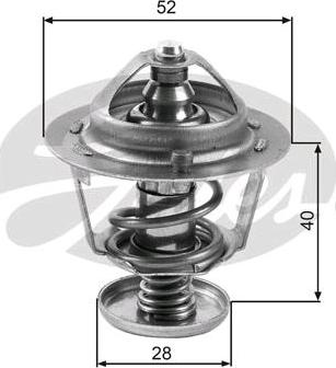 GATES-SEA TH24782G1 - Термостат, охладителна течност vvparts.bg