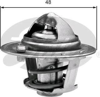 GATES-SEA TH25782G1 - Термостат, охладителна течност vvparts.bg