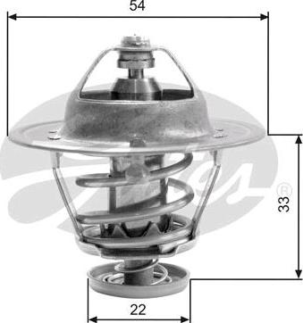 GATES-SEA TH22682G1 - Термостат, охладителна течност vvparts.bg