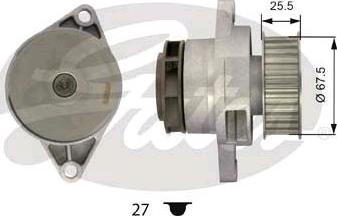 GATES-SEA WP0041 - Водна помпа vvparts.bg