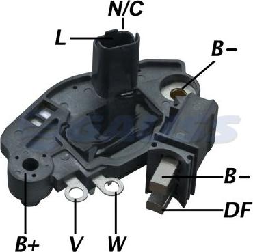 GAUSS GA504 - Регулатор на генератор vvparts.bg