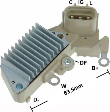 GAUSS GA850 - Регулатор на генератор vvparts.bg