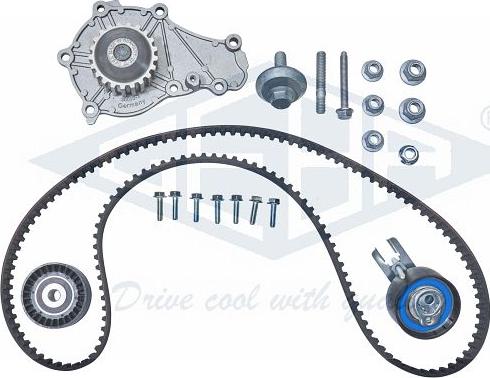 Geba K30030AS - Водна помпа+ к-кт ангренажен ремък vvparts.bg