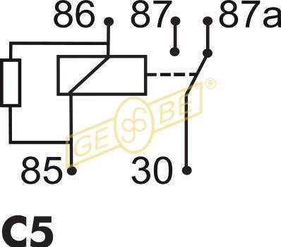 Gebe 9 9056 1 - Реле, работен ток vvparts.bg