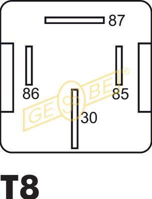 Gebe 9 9011 1 - Реле, работен ток vvparts.bg