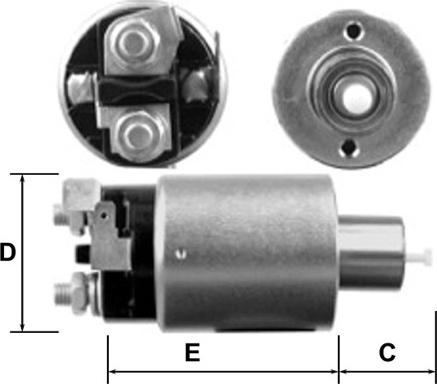 General Motors E8045 - Магнитен превключвател, стартер vvparts.bg