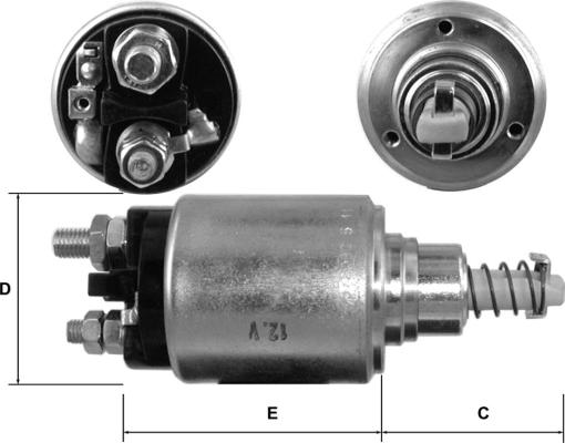 General Motors E3582 - Магнитен превключвател, стартер vvparts.bg