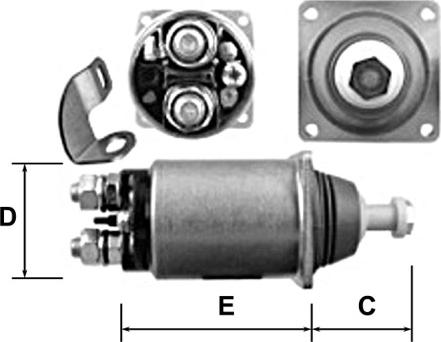 General Motors E3688 - Магнитен превключвател, стартер vvparts.bg