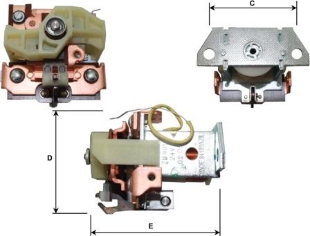 General Motors E3364 - Магнитен превключвател, стартер vvparts.bg