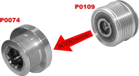 General Motors P0074 - Ремъчна шайба, генератор vvparts.bg