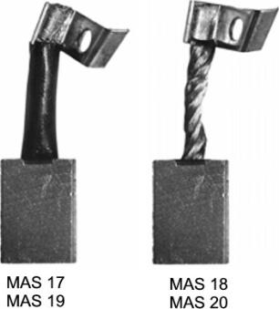 General Motors SMASX-19-20 - Въглеродна четка, стартер vvparts.bg