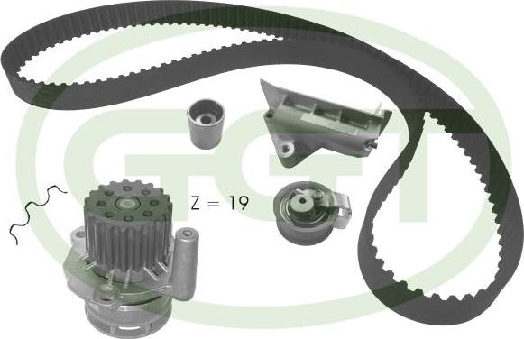 GGT KPA20082 - Водна помпа+ к-кт ангренажен ремък vvparts.bg