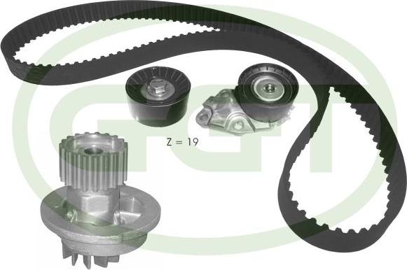 GGT KPA20144 - Водна помпа+ к-кт ангренажен ремък vvparts.bg