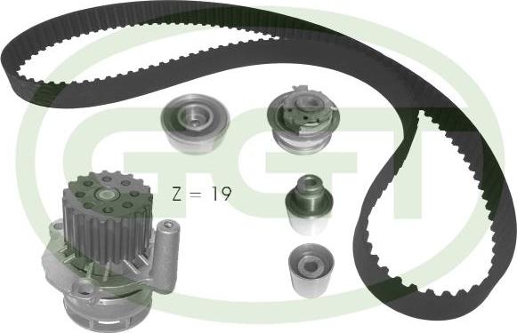 GGT KPA20156 - Водна помпа+ к-кт ангренажен ремък vvparts.bg