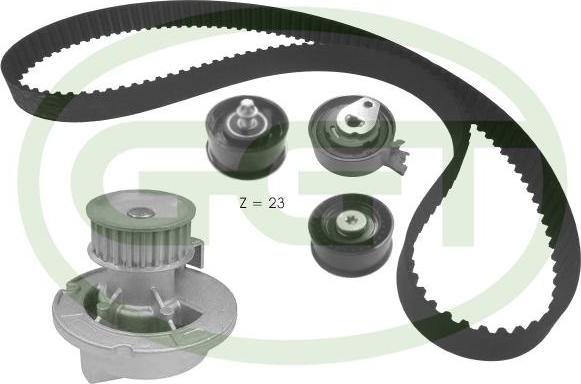 GGT KPA20157 - Водна помпа+ к-кт ангренажен ремък vvparts.bg
