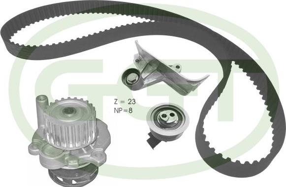 GGT KPA20167 - Водна помпа+ к-кт ангренажен ремък vvparts.bg