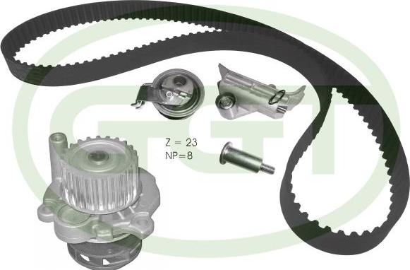 GGT KPA20110 - Водна помпа+ к-кт ангренажен ремък vvparts.bg