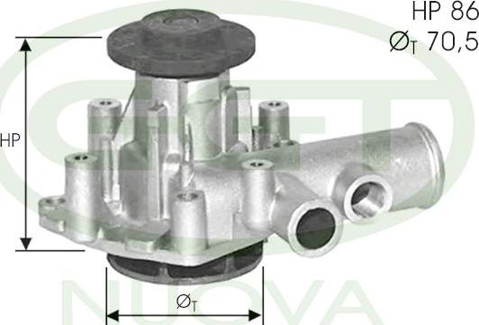 GGT PA00023 - Водна помпа vvparts.bg