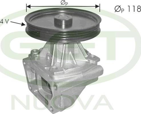 GGT PA10525 - Водна помпа vvparts.bg