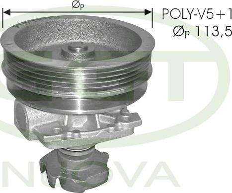 GGT PA10672 - Водна помпа vvparts.bg