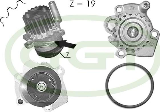 GGT PA10825 - Водна помпа vvparts.bg