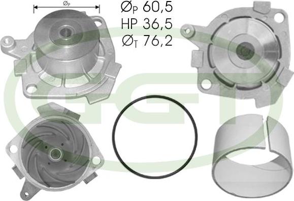 GGT PA10751 - Водна помпа vvparts.bg