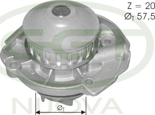 GGT PA10771 - Водна помпа vvparts.bg