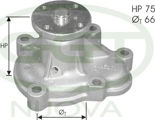 GGT PA11154 - Водна помпа vvparts.bg