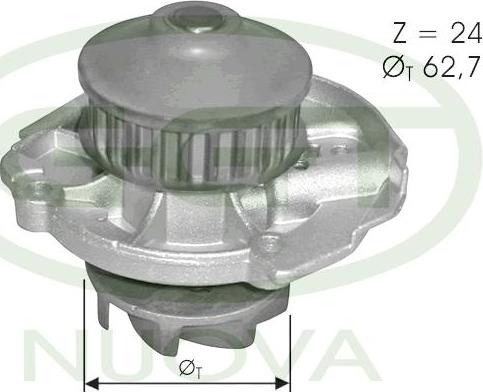 GGT PA11277 - Водна помпа vvparts.bg