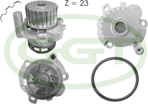 GGT PA12525MI - Водна помпа vvparts.bg