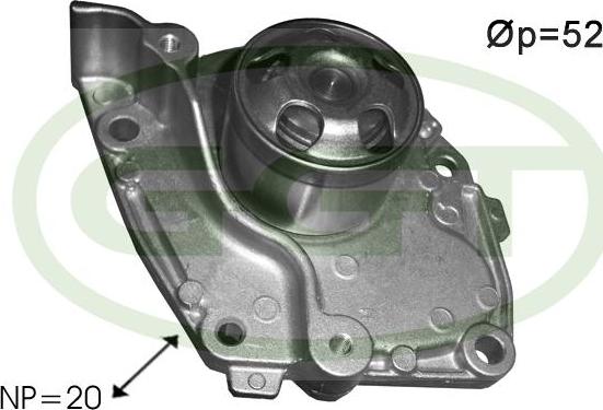 GGT PA12578 - Водна помпа vvparts.bg