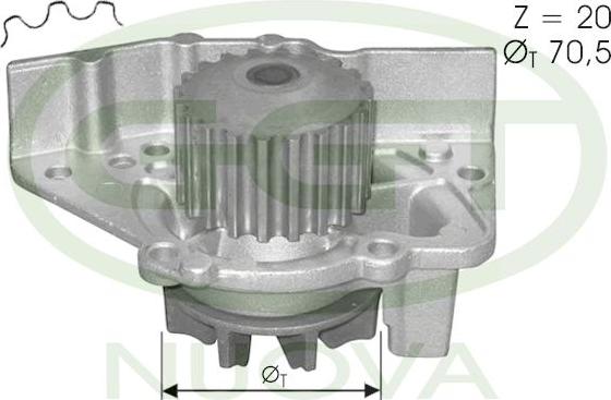 GGT PA12048 - Водна помпа vvparts.bg