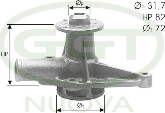 GGT PA12014 - Водна помпа vvparts.bg