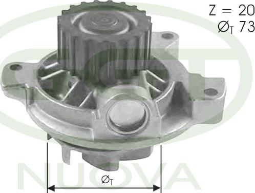 GGT PA12024 - Водна помпа vvparts.bg