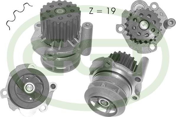 GGT PA12796 - Водна помпа vvparts.bg