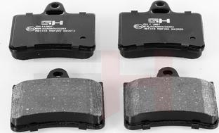 GH GH-410601 - Комплект спирачно феродо, дискови спирачки vvparts.bg