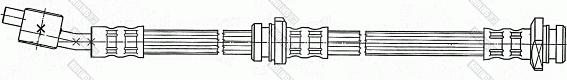 Girling 9004480 - Спирачен маркуч vvparts.bg