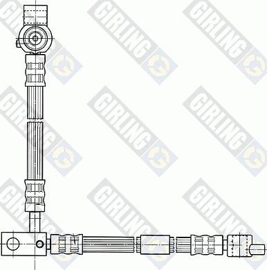 Girling 9004541 - Спирачен маркуч vvparts.bg