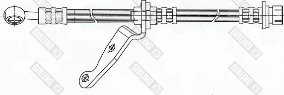 Girling 9004508 - Спирачен маркуч vvparts.bg