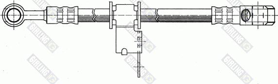 Girling 9004153 - Спирачен маркуч vvparts.bg