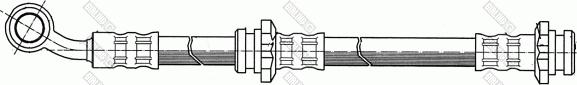 Girling 9004128 - Спирачен маркуч vvparts.bg