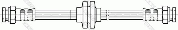 Girling 9001298 - Спирачен маркуч vvparts.bg