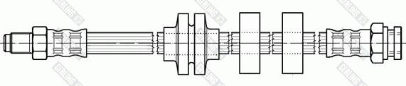 Girling 9002491 - Спирачен маркуч vvparts.bg