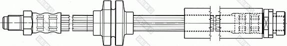 Girling 9002565 - Спирачен маркуч vvparts.bg