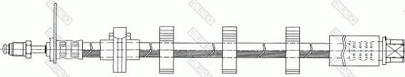 Girling 9002368 - Спирачен маркуч vvparts.bg