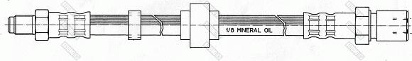 Girling 9002219 - Спирачен маркуч vvparts.bg