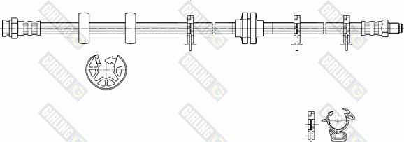 Girling 9002274 - Спирачен маркуч vvparts.bg